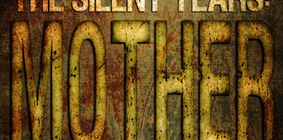 A book cover. The title is The Silent Years: Mother, the author is Jennifer R. Povey, and the background is a rusted grate.