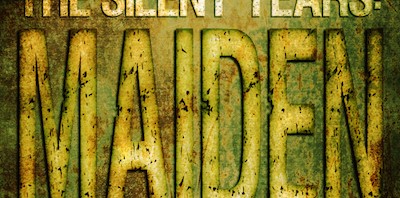 A book cover. The title is The SIlent Years: Maiden. The author is Jennifer R. Povey. The background is a rusty grate.